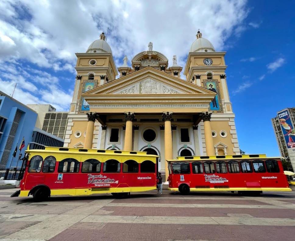 Tranvía de Maracaibo ofrece la Ruta de los 7 Templos para esta Semana Santa