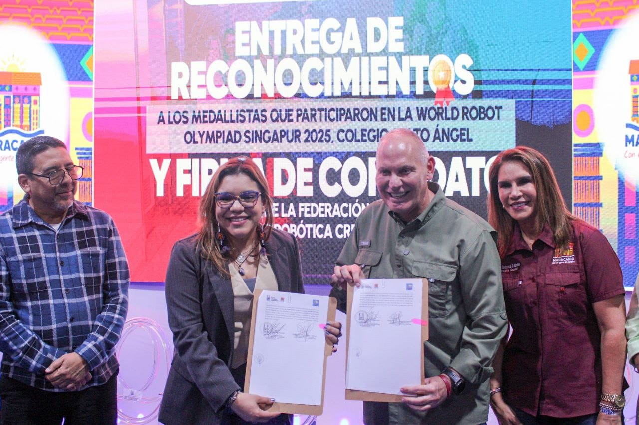 Maracaibo capital de la robótica al  entregar reconocimientos a los triunfadores de la WRO 2025